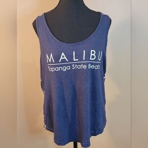 TWIK Malibu Topanga State Beach Tank Top, Size Large